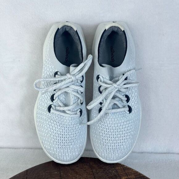 ALLBIRDS Tree Dasher 2 Womens Size W10 Blizzard Black White Knit Running Shoe - Picture 8 of 11